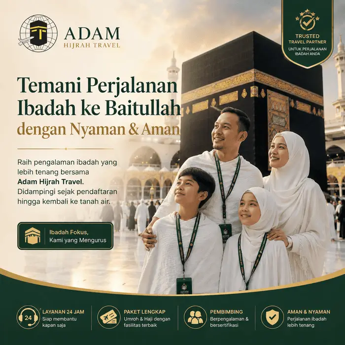 Temani Perjalanan Ibadah ke Baitullah dengan Nyaman & Aman