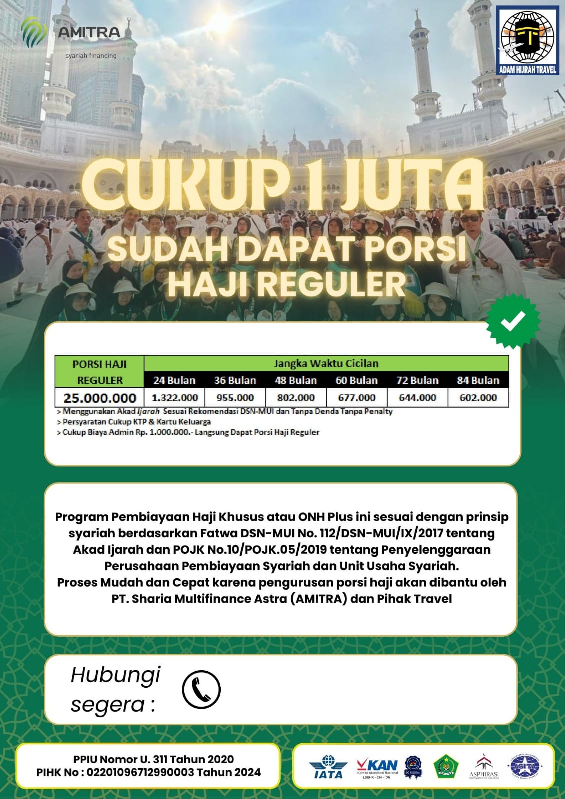 PEMBIAYAAN HAJI REGULAR