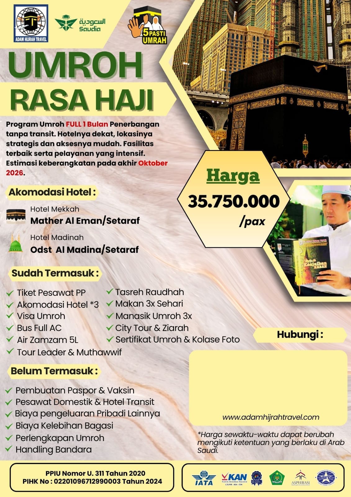 umroh full 1 bulan